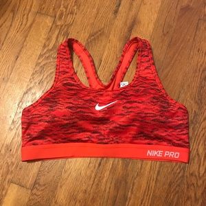 Nike Red Bra